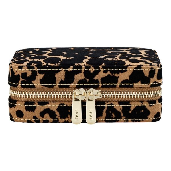 Wolf Savanna Leopard Print Jewelry Zip Case 395011