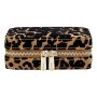 Wolf Savanna Leopard Print Jewelry Zip Case 395011