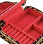 Wolf Savanna Leopard Print Jewelry Zip Case 395011