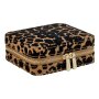 Wolf Savanna Leopard Print Jewelry Zip Case 395011