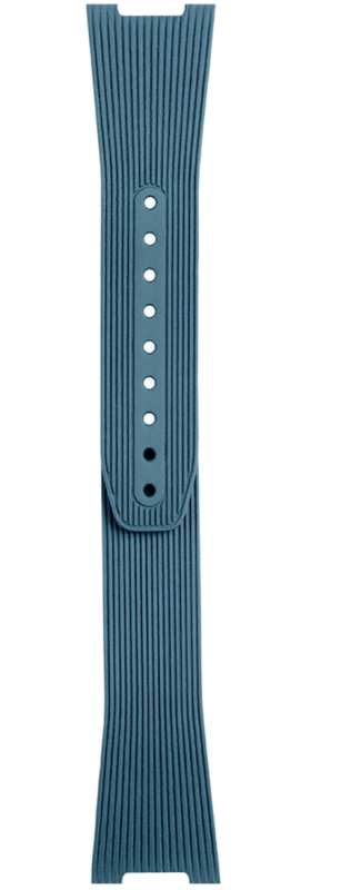 Bell & Ross BR-05 AUTO/BR-05 GMT Bracelet en caoutchouc strié bleu ciel B-P-053