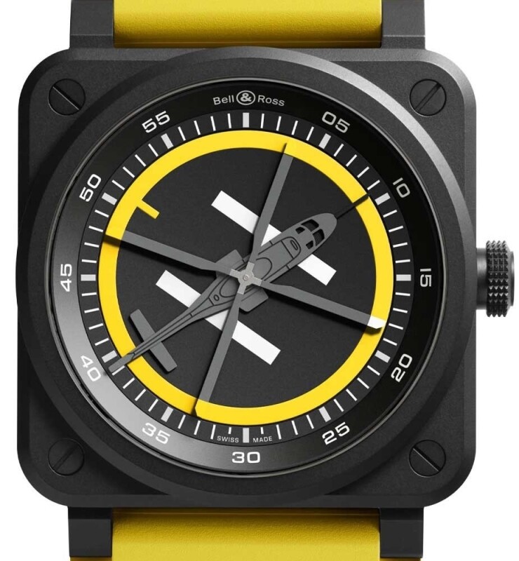 Bell & Ross BR-03 Helipad 41 mm BR03A-HE-CE/SRB