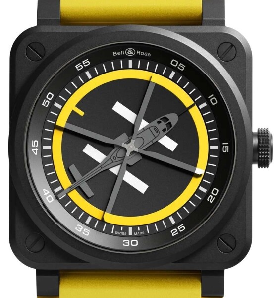 Bell & Ross BR-03 Helipad 41 mm BR03A-HE-CE/SRB
