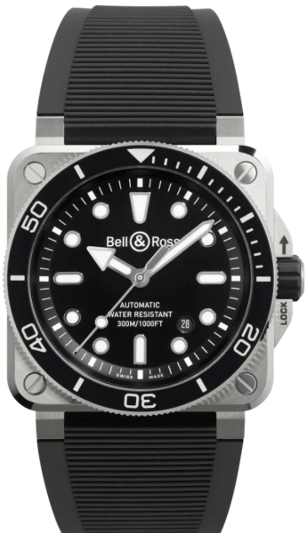 Bell & Ross BR-03 Diver Black Steel 42mm...