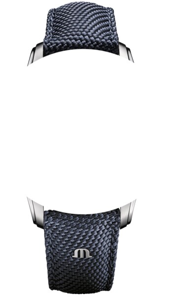 Maurice Lacroix Textilband blau 21mm inkl. Faltschliesse...
