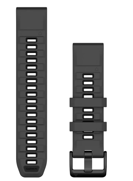 Garmin Quickfit®-Armband Graphit/Silikon Schwarz 22mm...