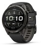 Garmin Fenix 9 Pro Carbongrau DLC Titan mit Silikon-Armband Schwarz/Kieselgrau 43mm 010-04335-11