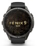 Garmin Fenix 9 Pro Carbongrau DLC Titan mit Silikon-Armband Schwarz/Kieselgrau 43mm 010-04335-11