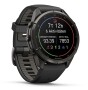 Garmin Fenix 9 Pro Carbongrau DLC Titan mit Silikon-Armband Schwarz/Kieselgrau 43mm 010-04335-11