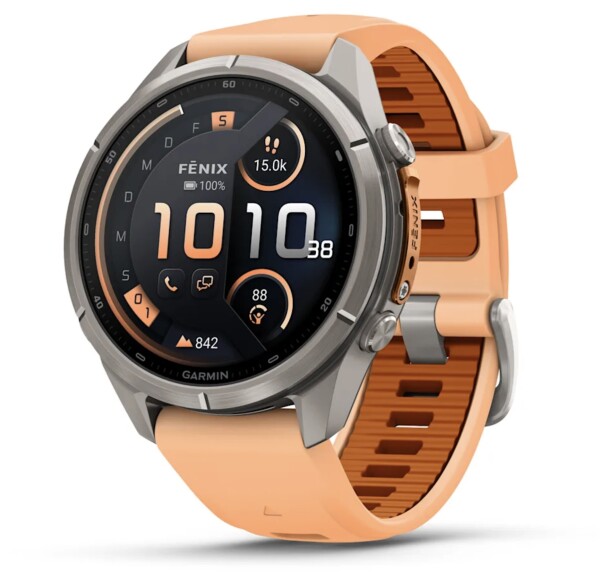 Garmin Fenix 9 Pro Titan mit Silikon-Armband Shell...