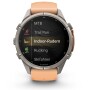 Garmin Fenix 9 Pro Titan mit Silikon-Armband Shell Pink/Autumn Orange 43mm 010-04335-01