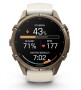 Garmin Fenix 9 Pro Autumn Gold Titan mit Silikon-Armband Creme/French Gray 43mm 010-04335-21