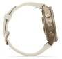 Garmin Fenix 9 Pro Autumn Gold Titan mit Silikon-Armband Creme/French Gray 43mm 010-04335-21