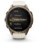 Garmin Fenix 9 Pro Autumn Gold Titan mit Silikon-Armband Creme/French Gray 43mm 010-04335-21