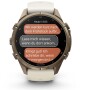 Garmin Fenix 9 Pro Autumn Gold Titan mit Silikon-Armband Creme/French Gray 43mm 010-04335-21