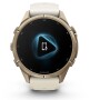 Garmin Fenix 9 Pro Autumn Gold Titan mit Silikon-Armband Creme/French Gray 43mm 010-04335-21
