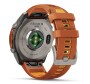 Garmin Fenix 9 Pro Titan mit Silikon-Armband Autumn Orange/Spark Orange 47mm 010-04336-01