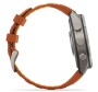 Garmin Fenix 9 Pro Titan mit Silikon-Armband Autumn Orange/Spark Orange 47mm 010-04336-01