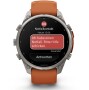 Garmin Fenix 9 Pro Titan mit Silikon-Armband Autumn Orange/Spark Orange 47mm 010-04336-01