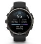 Garmin Fenix 9 Pro Carbongrau DLC Titan mit Silikon-Armband Schwarz/Kieselgrau 47mm 010-04336-11