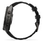 Garmin Fenix 9 Pro Carbongrau DLC Titan mit Silikon-Armband Schwarz/Kieselgrau 47mm 010-04336-11