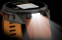 Garmin Fenix 9 Pro Titan mit Silikon-Armband Autumn Orange/Spark Orange 51mm 010-04337-01
