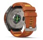 Garmin Fenix 9 Pro Titan mit Silikon-Armband Autumn Orange/Spark Orange 51mm 010-04337-01