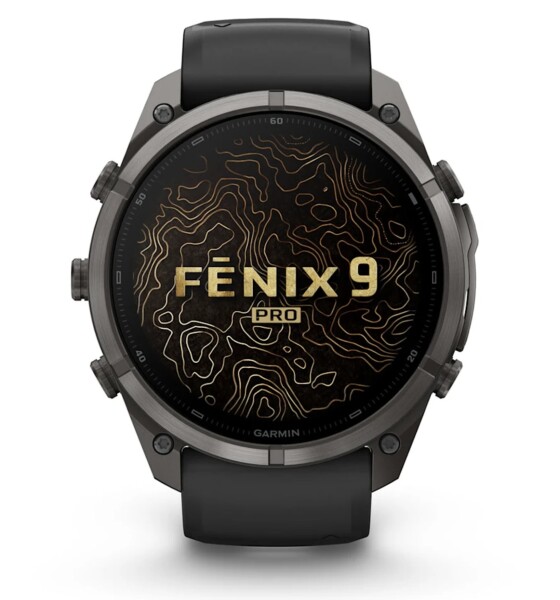 Garmin Fenix 9 Pro Carbongrau DLC Titan mit...