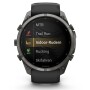 Garmin Fenix 9 Pro Carbongrau DLC Titan mit Silikon-Armband Schwarz/Kieselgrau 51 mm 010-04337-11