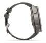 Garmin Fenix 9 Pro Solar, Titan mit Silikon-Armband Kieselgrau/Silbergrau 51 mm 010-04339-01