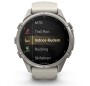 Garmin Fenix 9 Pro Titan mit Silikon-Armband Nebelgrau/Dunkler Sandstein 43 mm 010-04335-81