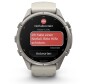 Garmin Fenix 9 Pro Titan mit Silikon-Armband Nebelgrau/Dunkler Sandstein 43 mm 010-04335-81