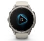 Garmin Fenix 9 Pro Titan mit Silikon-Armband Nebelgrau/Dunkler Sandstein 43 mm 010-04335-81