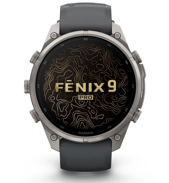 Garmin Fenix 9 Pro Titan mit Silikon-Armband...
