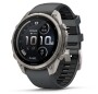 Garmin Fenix 9 Pro Titan mit Silikon-Armband Graphit/Schwarz 47 mm 010-04336-21