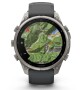 Garmin Fenix 9 Pro Titan mit Silikon-Armband Graphit/Schwarz 47 mm 010-04336-21