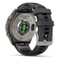 Garmin Fenix 9 Pro Titan mit Silikon-Armband Graphit/Schwarz 47 mm 010-04336-21