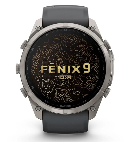 Garmin Fenix 9 Pro Titan mit Silikon-Armband...