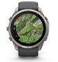 Garmin Fenix 9 Pro Titan mit Silikon-Armband Graphit/Schwarz 51 mm 010-04337-21