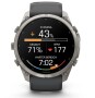 Garmin Fenix 9 Pro Titan mit Silikon-Armband Graphit/Schwarz 51 mm 010-04337-21