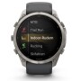 Garmin Fenix 9 Pro Titan mit Silikon-Armband Graphit/Schwarz 51 mm 010-04337-21