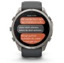 Garmin Fenix 9 Pro Titan mit Silikon-Armband Graphit/Schwarz 51 mm 010-04337-21