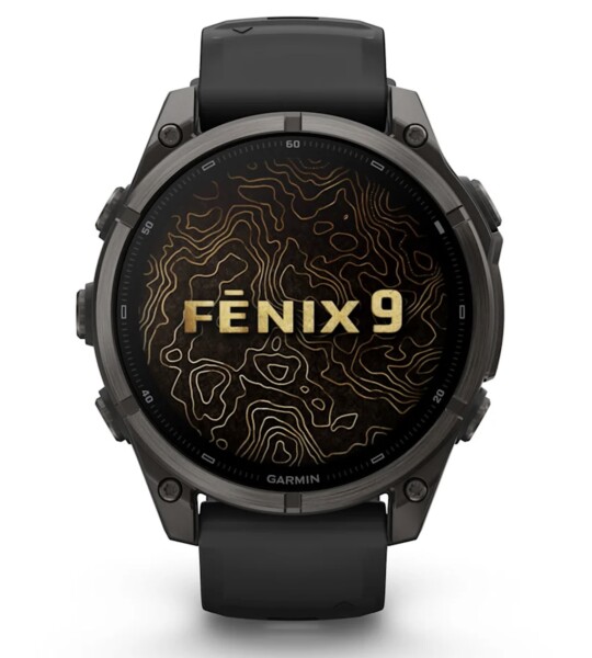 Garmin Fenix 9 Pro Schwarz/Carbongrau DLC Titan mit...