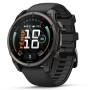 Garmin Fenix 9 Pro Schwarz/Carbongrau DLC Titan mit Silikon-Armband 47 mm 010-04762-11