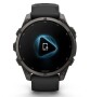 Garmin Fenix 9 Pro Schwarz/Carbongrau DLC Titan mit Silikon-Armband 47 mm 010-04762-11
