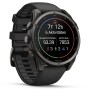 Garmin Fenix 9 Pro Schwarz/Carbongrau DLC Titan mit Silikon-Armband 47 mm 010-04762-11