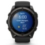 Garmin Fenix 9 Pro Schwarz/Carbongrau DLC Titan mit Silikon-Armband 51 mm 010-04763-11