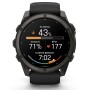 Garmin Fenix 9 Pro Schwarz/Carbongrau DLC Titan mit Silikon-Armband 51 mm 010-04763-11