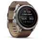 Garmin Fenix 9 Pro Titan mit Leder-Armband Walnuss 51 mm 010-04337-41