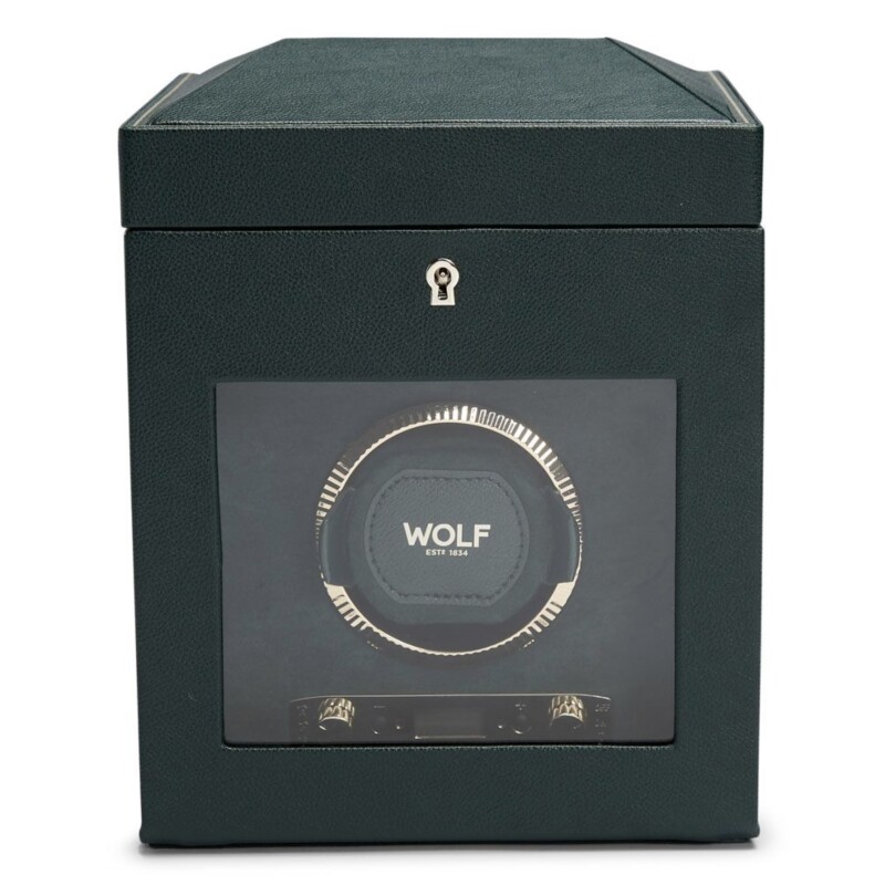 Wolf British Racing Single Watch Winder with Storage 792141